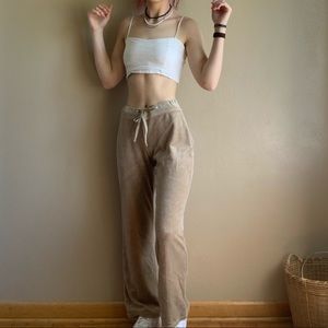 y2k velour track / yoga pants
